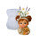 Charming Dog Shaped Silicone Dog Planter Mold Suitable For 1