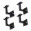 4pcs Wall Support Handrail Bracket for Modern Home And 1