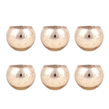 Glass Tealight Candle Holders,Votive Candle Holders for-gold