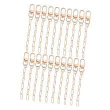 Creative Handmade Keychain Making Set Alloy Key Ring-Rose Gold