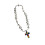 Puzzle Crucifix Pendant Necklace Irregular Geometric Beaded 1