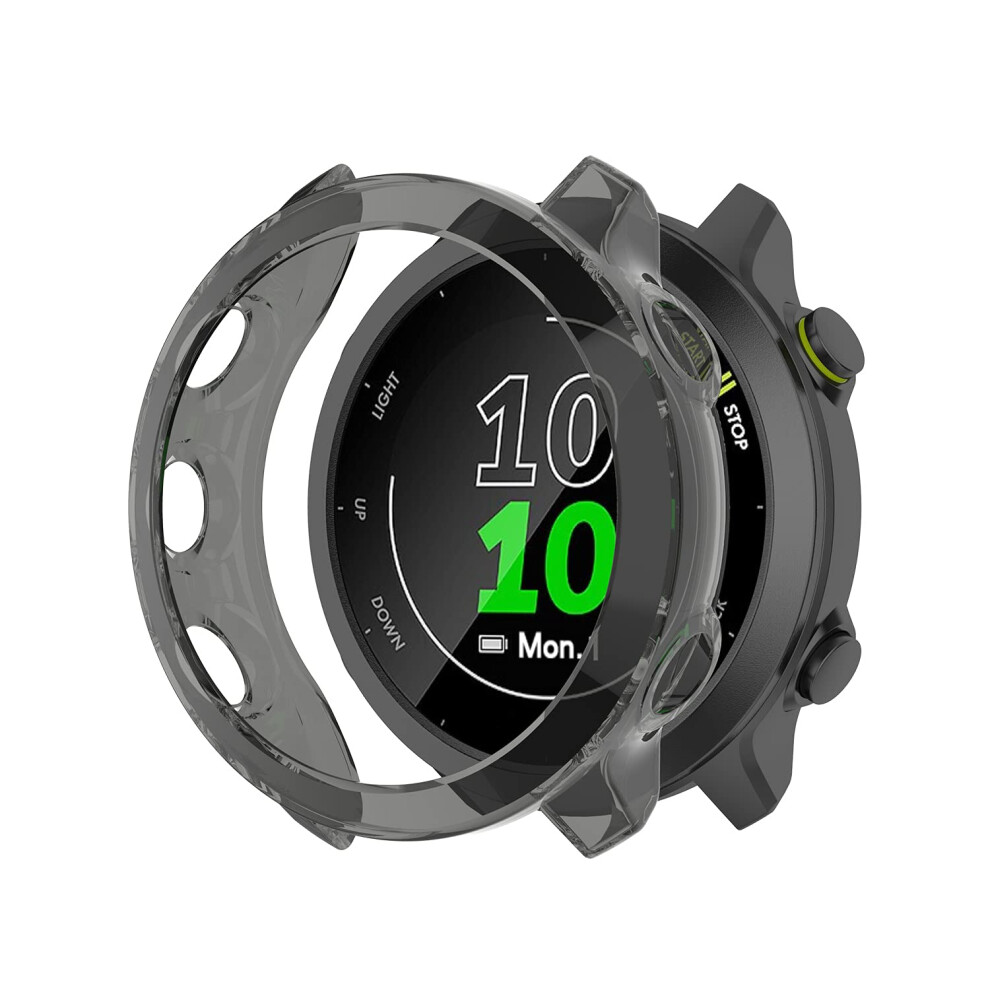 Tpu Protective Cover With Scratch Resistant And Precise Cutouts For Garmin Forerunner 55 Case Black 9092120538335