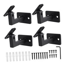 Adjustable Handrail Bracket L Shape Swivels Hand Rail-4 pieces