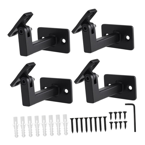 Swivels Hand Rail Brackets Adjustable Handrail Bracket-4 pieces