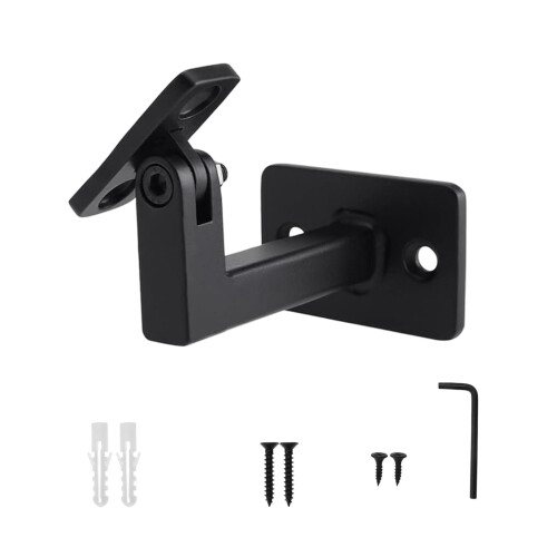 L Shape Swivels Hand Rail Brackets Handrail Holders for-1 piece
