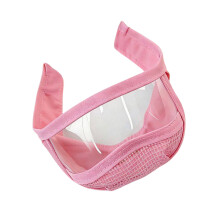 Catss Bubble Muzzles Transparents Permeable Face Cover-Pink M