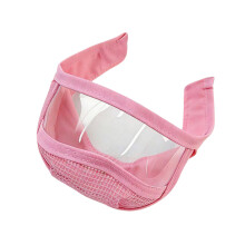 Permeable Face Cover Cats Hood Transparents Cats-Pink S
