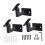 Adjustable Handrail Bracket L Shape Swivels Hand Rail-3 pieces 1