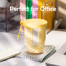 Contenitori per Frutta da Viaggio da 25 Once per Auto, Contenitori per Macedonia di Frutta con Forchetta e Coperchio, Contenitori per Snack