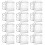 12Pcs Bowknot Candy Box Clear Plastic Gift Packaging Box 1