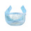 Weiche Katzen-Kopfschutzmaske, durchlässige, transparente-Blau M 1