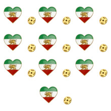 Stainless Steel Iranian Lions Pin Sturdy And Stylish-Gold love
