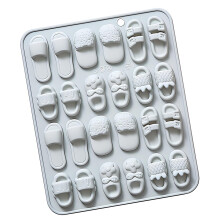 Multiple Designs Footwear Silicone Mould Great For Art-Blue
