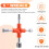 Multi-Function Spanner Multi- Outer Hexagon Tool Bike Repair Tools Portable Three Hexagonal Internal Wrench 1