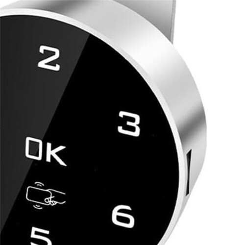 Electronic Locker Cabinet Combination Lock, Electronic Cabinet Lock, Keyless Door Lock,with Two Unlocking Methods A 1