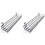 2X Hanging Basket for Wire Wall Grid Panel, Multi-Function Wall Storage and Display Basket, 40X10X5CM, Black Painted 1