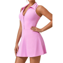 Abito Sportivo Attillato A Vita Alta Rosa M