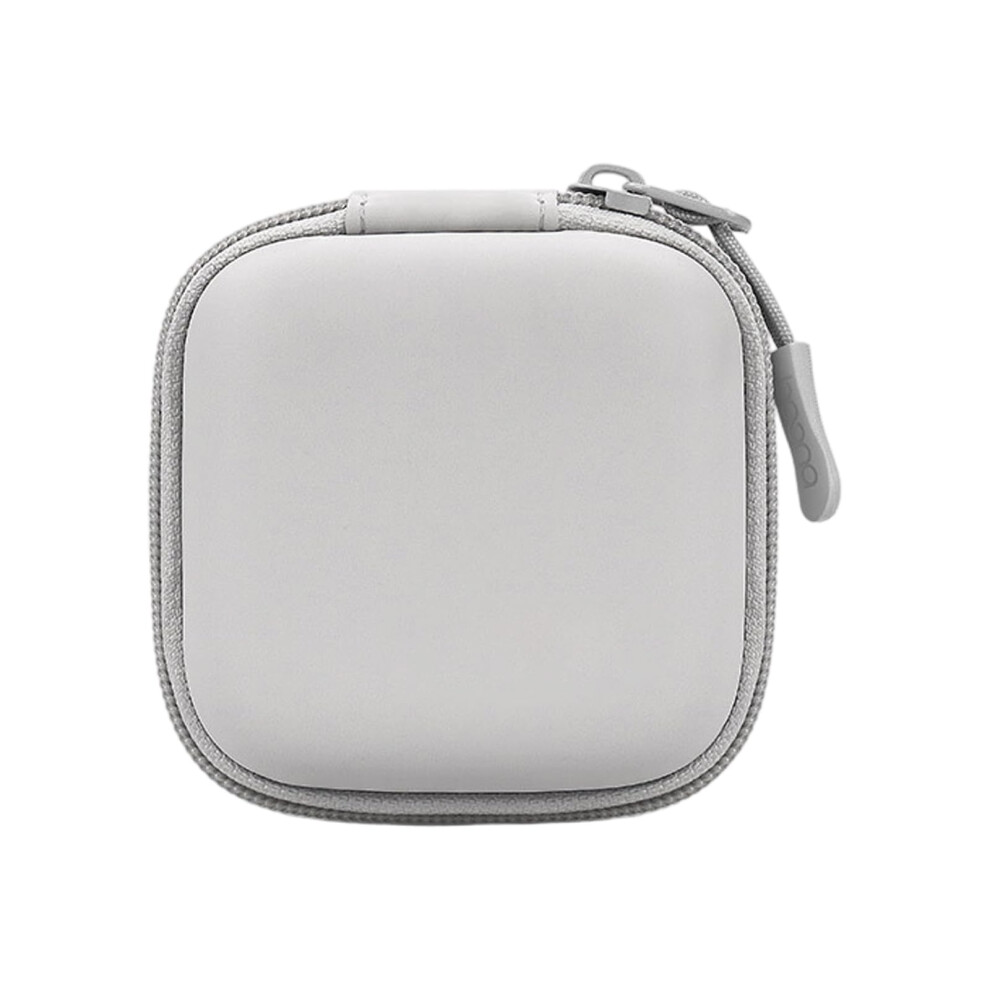 Shockproof Electronics Organizer Cortical Travel Cable Storage Case For Earphones And Chargers Gray 9455672038966