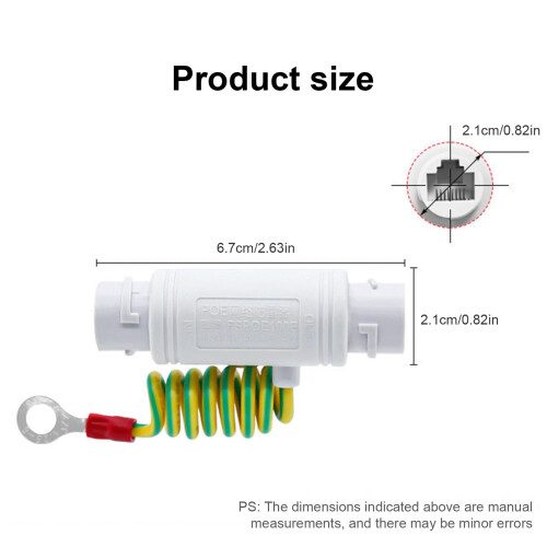 PoE Surge Protector with Lightning Protection, Full Gigabit Ethernet Performance for Outdoor Use 2