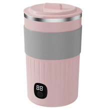 Tasse d'agitation électrique magnétique multifonctionnelle,-Rose