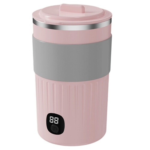 Tasse d'agitation électrique magnétique multifonctionnelle,-Rose