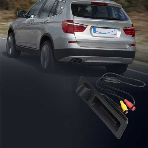Car Trunk Handle Camera Car Reversing Camera Supports AHD and CVBS RCA Fisheye for  E82 E88 E84 E90 E91 E92 E93 1