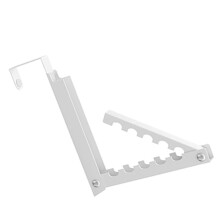 Adjustable Double Folding Door Hook Rack For Hanging Laundry