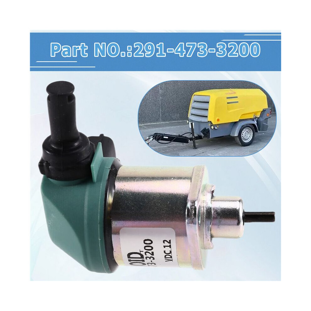 291-473-3200 For Atlas Copco Air Compressor Xas88 Xas68 Xas48 Xas90g Xats135 Xas160 U190 Engine Solenoid Valve 12V 4712801196276