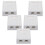 RJ45 Network Socket - Shielded Surface Mounted Double Wall Socket with CAT6A Ethernet LAN Cable Port for Network Cable 1
