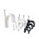 100Pcs 4mm Plastic Cable Clips with Steel Nails for Secure Electrical Wire Mounting 3