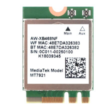 MT7921 WIFI6 2.4G 5G Gigabit Placa de Rede M2 5.2 BT Placa de Rede Computador de Mesa Computador PortáTil Placa de Rede Sem Fio Integrada