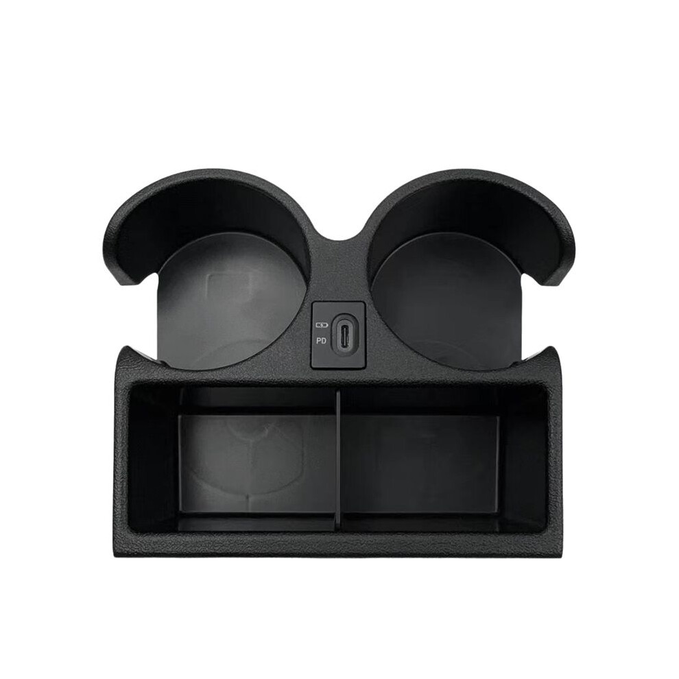 Car Water Cup Holder With Type C Connector Port Fye727068 For Patrol Y61 1997-2016 Fye727069 Heatproof Plastics 4713816359663
