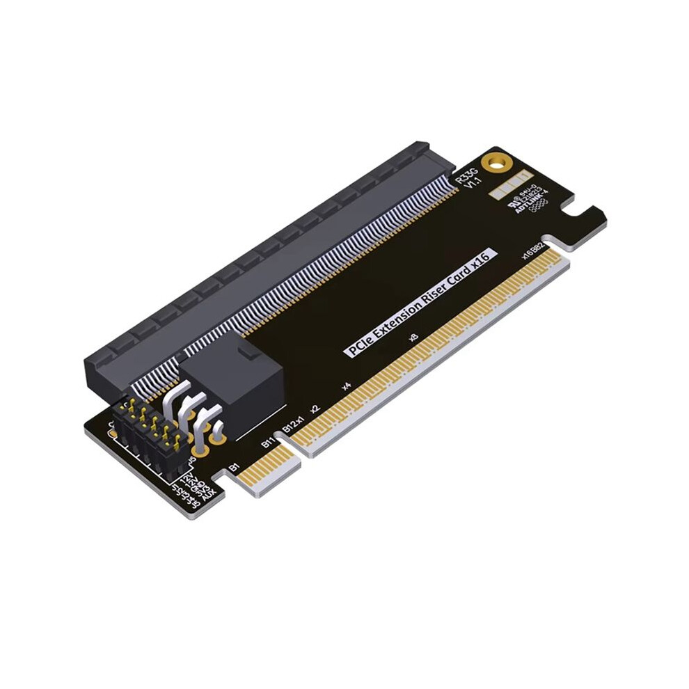 High Speed Pci Express 5.0 16X Riser Extended Card Pci-E To Pcie 16X Slot Connectors Pcie X16 Converter For 1U 2U Server 6034020657535