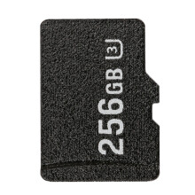 TF-geheugenkaart met hoge leessnelheid tot 80 MB/s en schrijfsnelheid tot 30 MB/s. Mini U3-geheugenkaart compatibel met autocamera's. 256 GB.