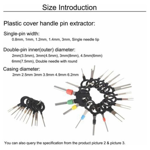 70 Piece Set Terminal Puller Removal Tool Automotive Home Appliance Nail Pulling Tool Set Connector Remover Tool 2