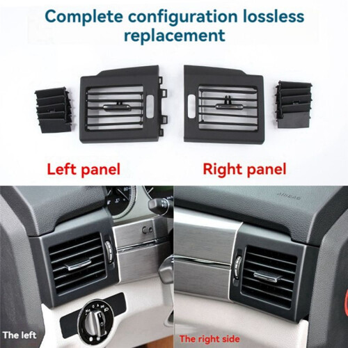 1 Par Front Dash Dashboard A/C Luftventil Trimpanel L+R för  GLK Class X204 2010-2012 1