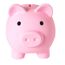 Cofrinho , Cofrinho de PláStico InquebráVel, Banco de Moedas para Meninas e Meninos, Presentes PráTicos para AniversáRio (Rosa)