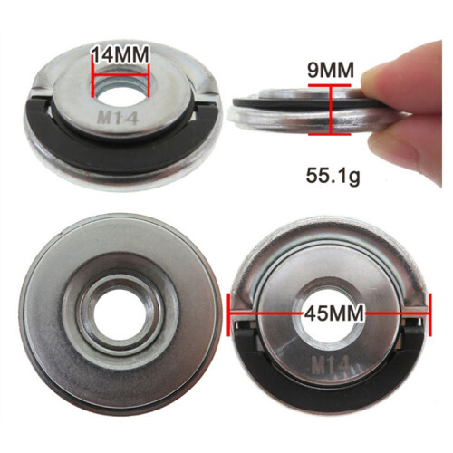 M14 Angle Grinder Quick Release Self-Locking Grinder Pressing Plate Flange Nut Power Chuck