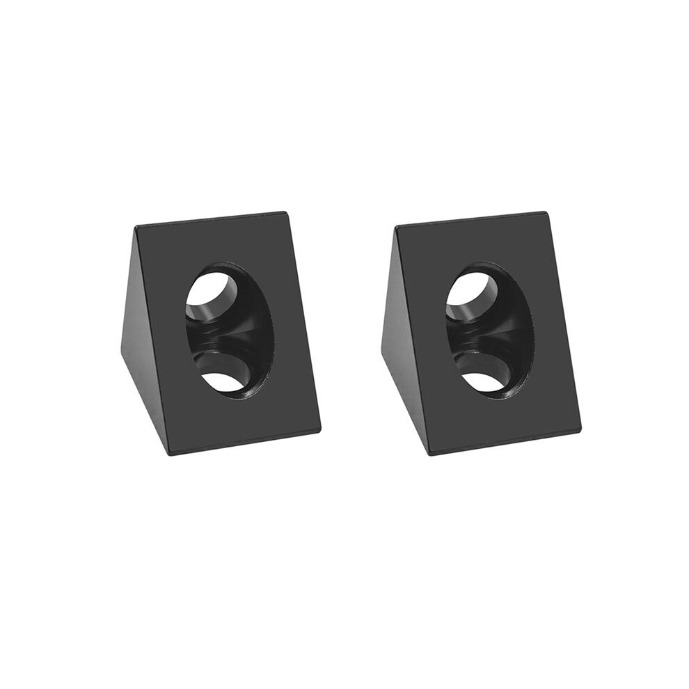 90 Degree Angle Bracket Connector For Cnc & 3D Printer Diy V-Slot Black Corner For 2020 Aluminum Profile 2Pcs 6031621576661