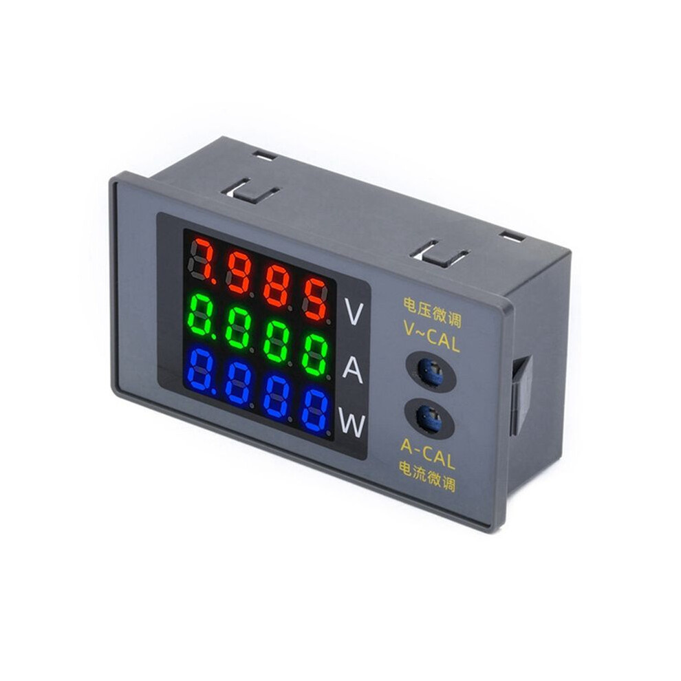 Dc730 Digital Voltmeter Ammeter Wattmeter 4-Digit Voltage Current Meter Power Meter Voltage Tester Detector 0-100V 4712912891787