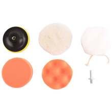 Kit de Almofada de Polimento Bruto para Polimento para Carro Ferramenta Adaptador de Broca de Polimento