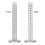 Equal Height Ruler Positioning Horizontal Ruler Metal Ceramic Tile Tool Lay Floor Tile Tool for Bricklayer 7