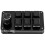 Mini 6-Key Programmable Mechanical Keyboard with Knob - Matte/Glossy Black 1