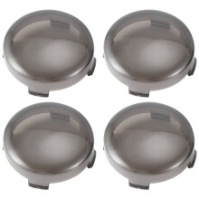 4Pcs For Turn Signal Light Indicator Lens Cover For Sportster 1200 Touring Dyna Softail Electra Road K Tea Black
