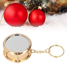 Brass Snare Drum Key Chain Portable Musical Instrument Gift