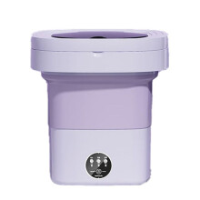 Folding Washing Machine Portable Small Washing Machine Underwear Cleaning Machine 8L (US Plug)