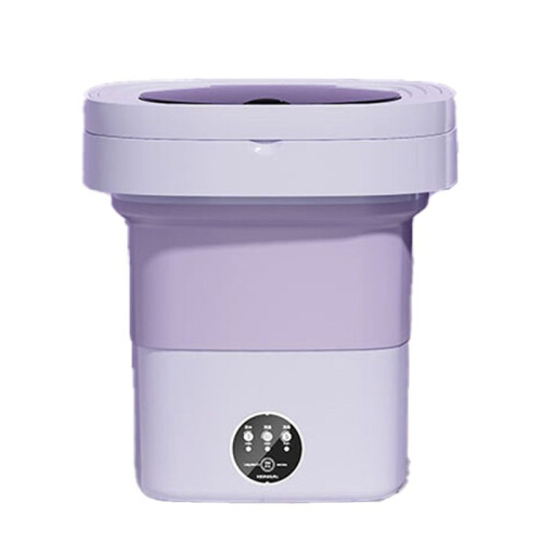 Folding Washing Machine Portable Small Washing Machine  Underwear Cleaning Machine 8L  (US Plug)