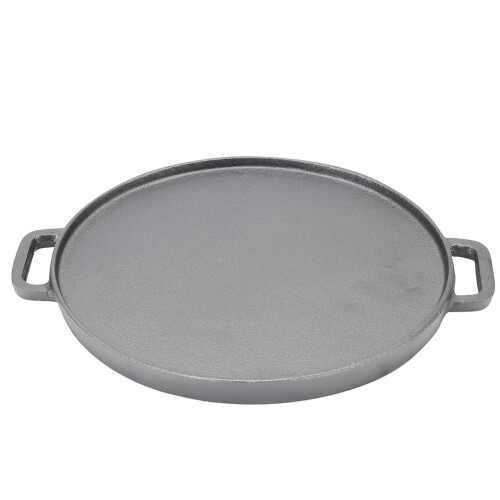 Black Cast Iron Grill Pan with Handles 2