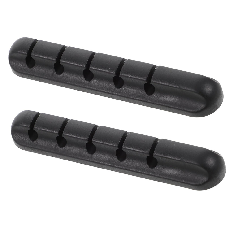 Silicone Cable Organizer 2Pcs Set For Usb And Headphones Cord Management Clips Tangle Design 9455672040259