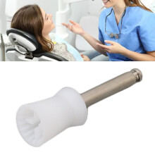 100 pz Tazze in Silicone Gomma per Lucidatura Denti per Studio Dentistico Bianco